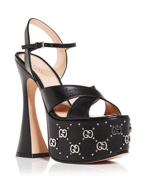 gucci sandals heels|high heel gucci sandals women.